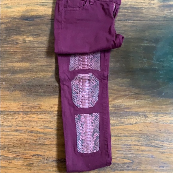 Python Rebecca Minkoff AUTHENTIC Jessica Jeans - Picture 6 of 8